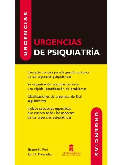 Manual Oxford Urgencias de Psiquiatría 1 Edición