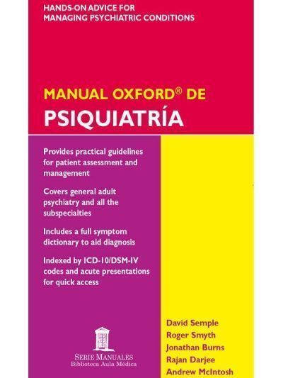 Manual Oxford de Psiquiatría 1 Edición