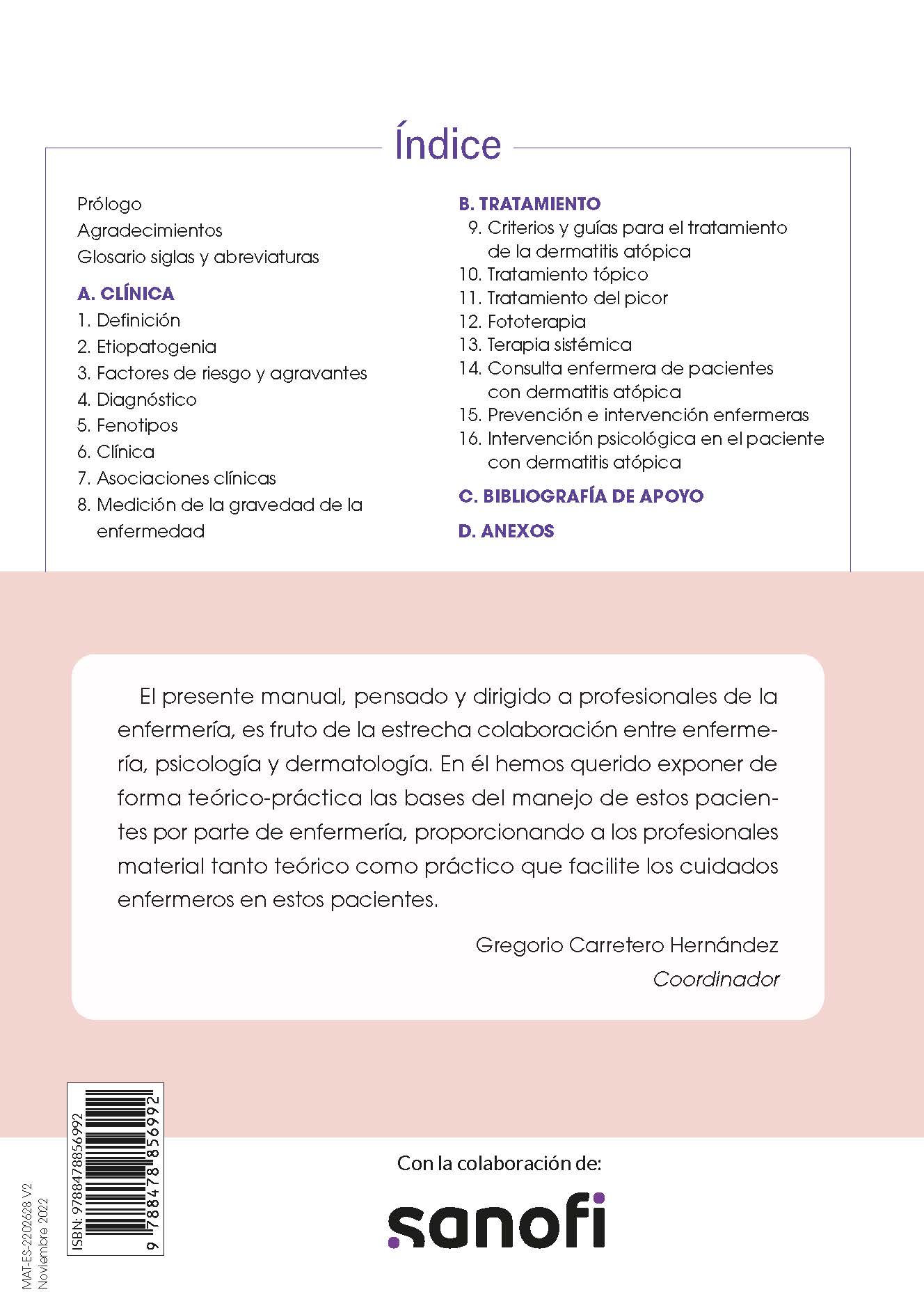 Dermatitis Atópica Manual De Enfermería Handbooks Dermatología Gregorio Carretero 2 Dermatitis Atópica Manual De Enfermería Handbooks Dermatología Gregorio Carretero - Imagen 2