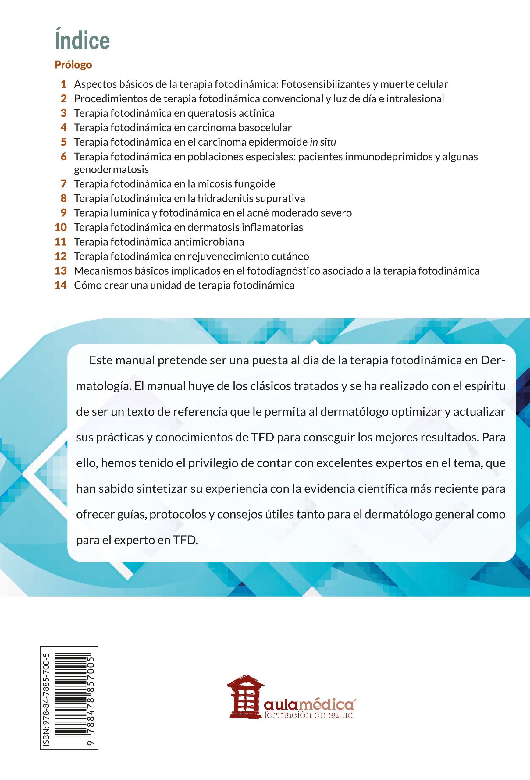 Manual De Terapia Fotodinamica Tfd Dermatólogos Gilaberte 2 Manual De Terapia Fotodinamica Tfd Dermatólogos Gilaberte - Imagen 2