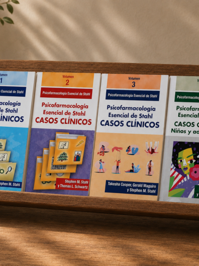 PACK 4 VOLÚMENES PSICOFARMACOLOGÍA ESENCIAL STAHL. CASOS CLINICOS