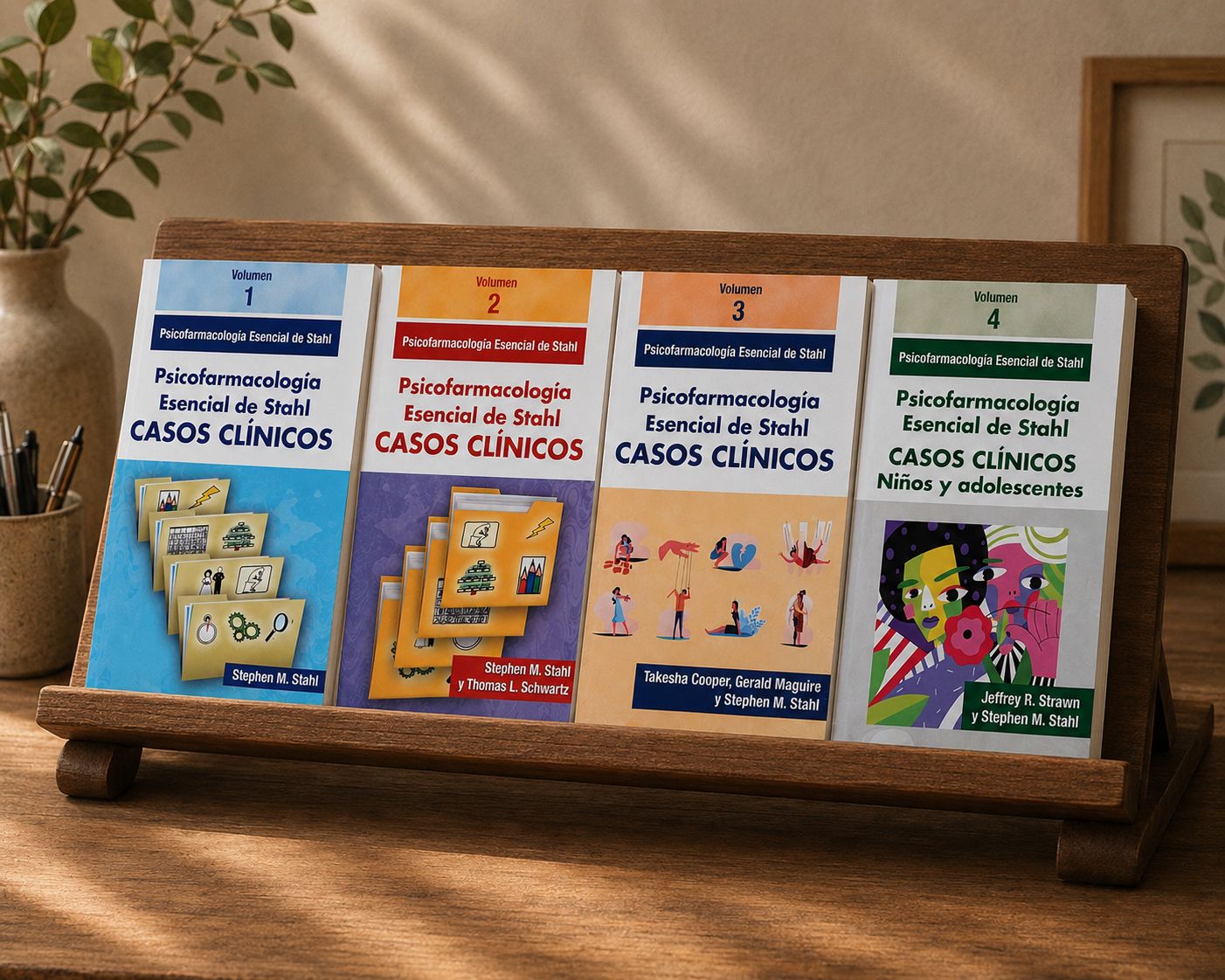 PACK 4 VOLÚMENES PSICOFARMACOLOGÍA ESENCIAL STAHL. CASOS CLINICOS 1 PACK 4 VOLÚMENES PSICOFARMACOLOGÍA ESENCIAL STAHL. CASOS CLINICOS